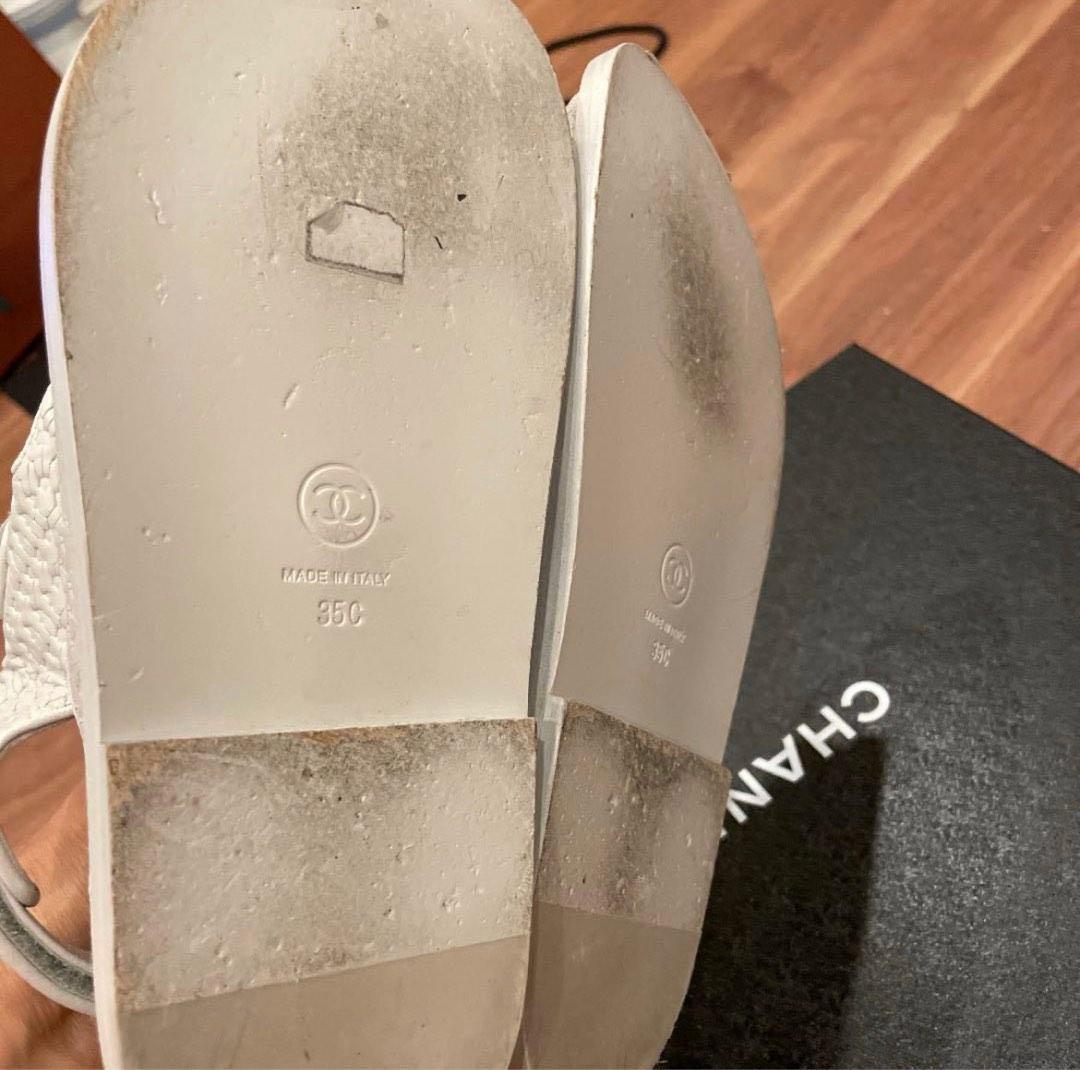 Authentic Chanel Dad Sandals, Luxury, Sneakers & Footwear on Carousell