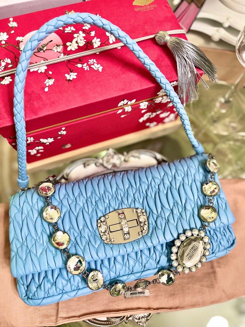 Miu miu jeweled bag hotsell