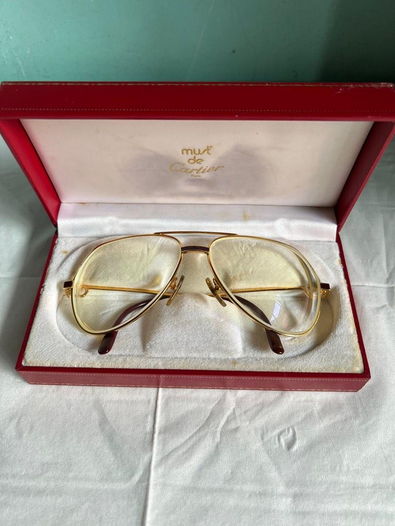 Authentic Must De Cartier Vendome Louis Aviator Luxury