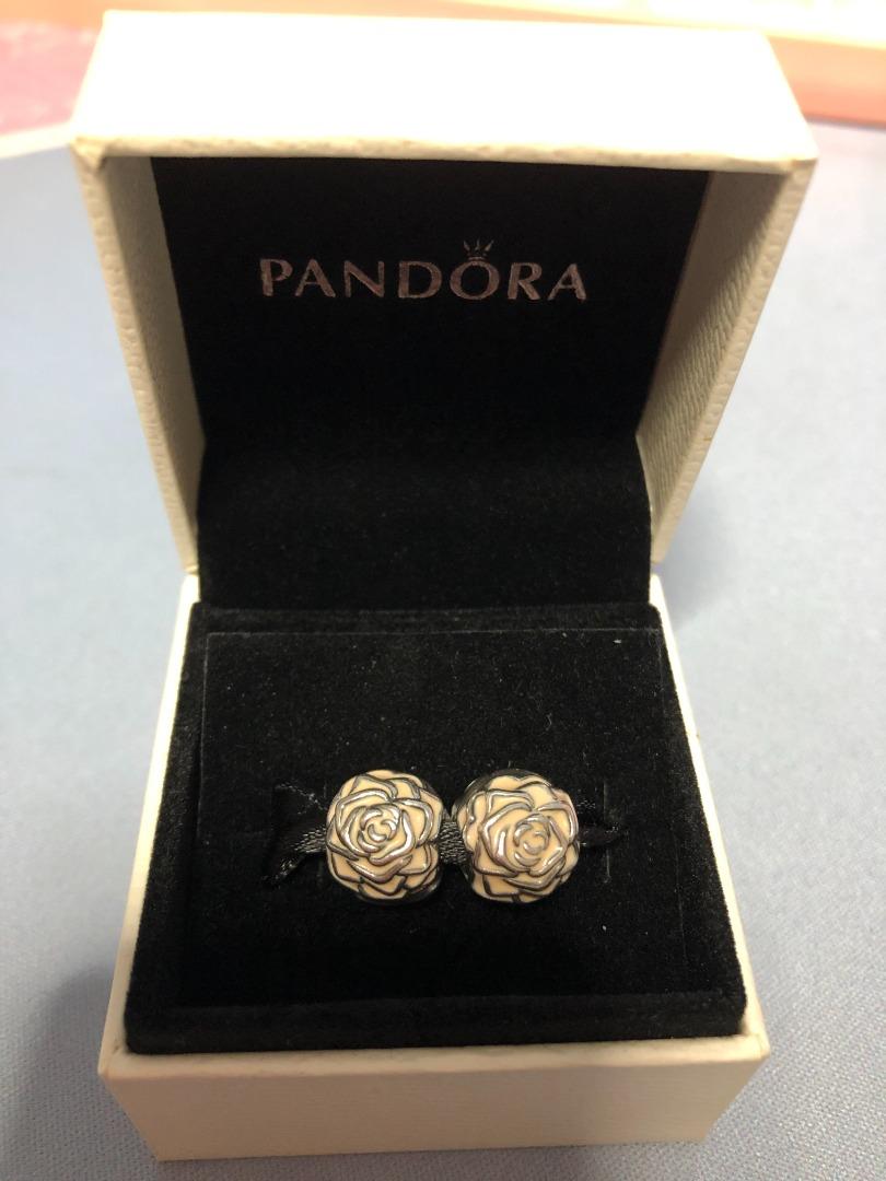 Authentic Pandora Rose Garden clip charm Women s Fashion Jewelry Organisers Charms on Carousell