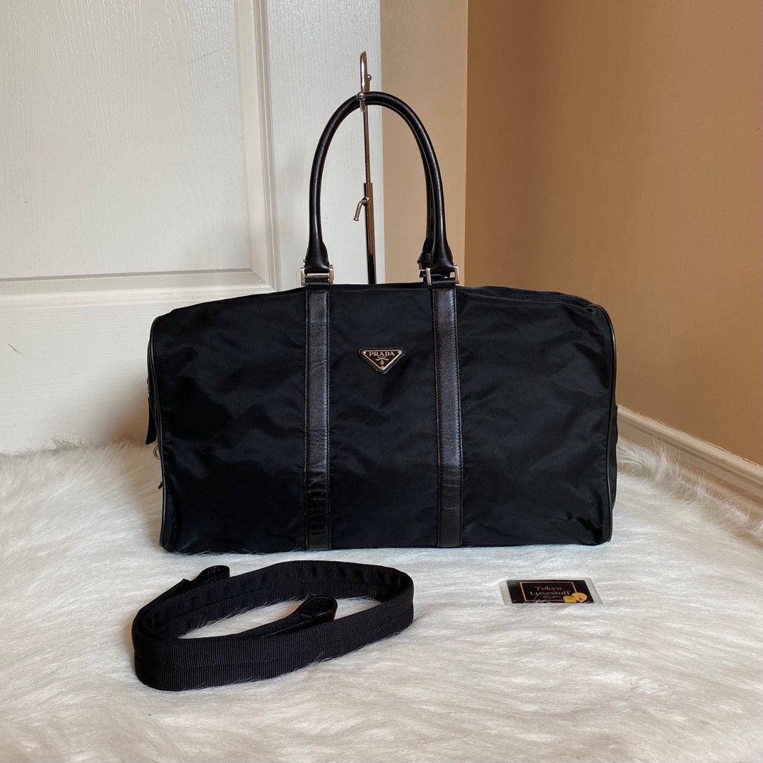 Prada nylon hotsell travel pouch