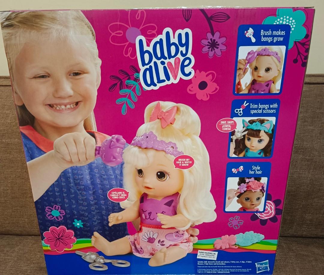 Baby alive shop brush n snip