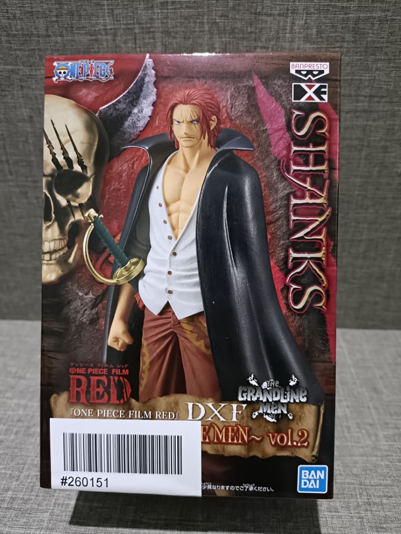 Banpresto DXF Film Red Shanks One Piece Figure