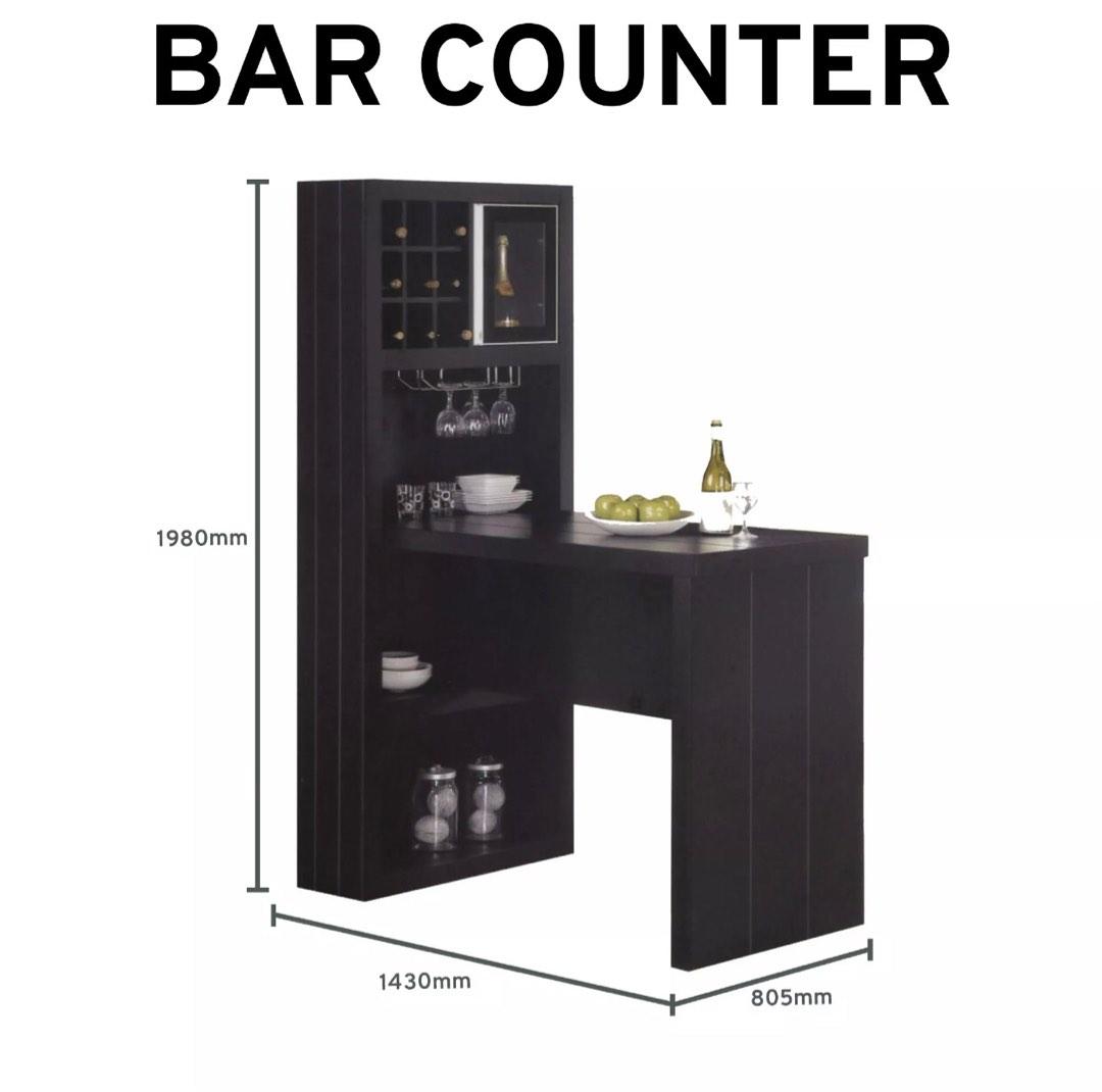 Bar Counter Bar Table L Shape Bar Table High Table, Furniture & Home