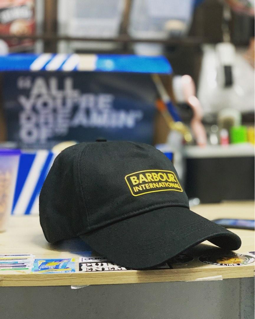 Barbour international store hat
