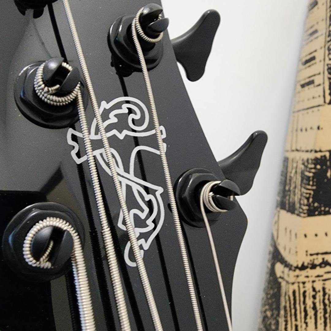 BASS | EPIPHONE Toby Deluxe V 5-String Bass Guitar Ebony Black | 5 Tali ...