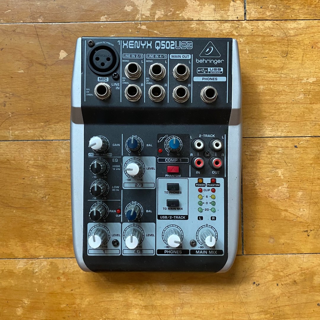 Behringer Xenyx Q502USB, Audio, Other Audio Equipment on Carousell