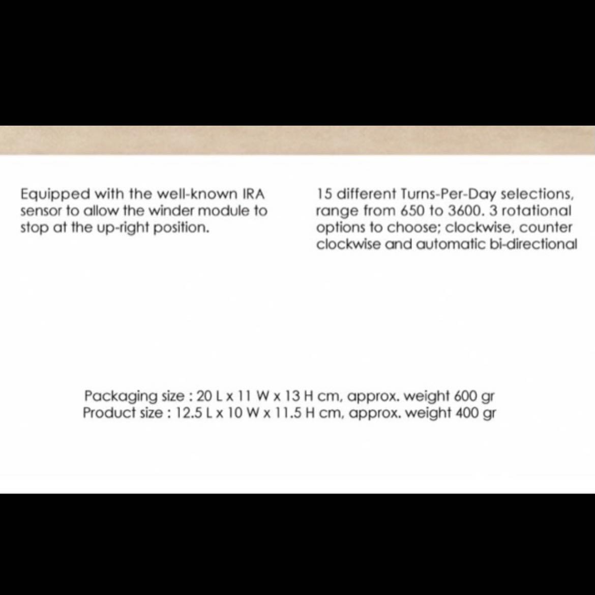 Boxy watch winder electric / plug in, Luxury, Watches on Carousell