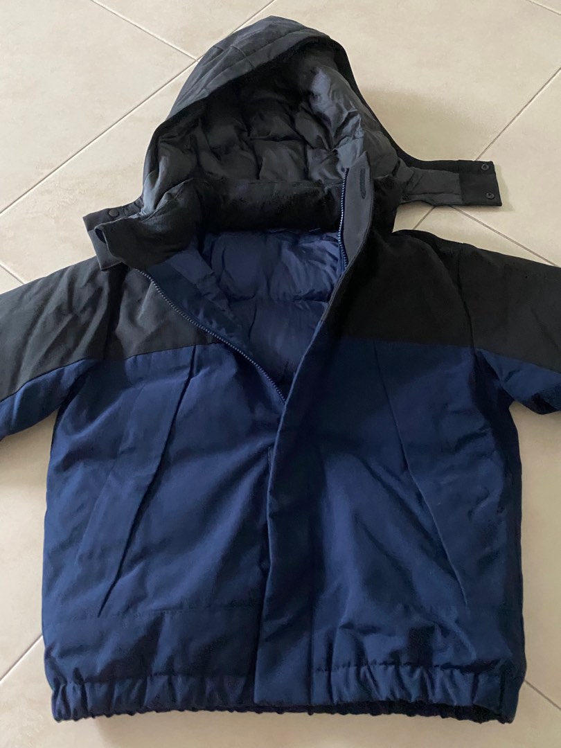 Boys paka jacket (Uniqlo), Babies & Kids, Babies & Kids Fashion on