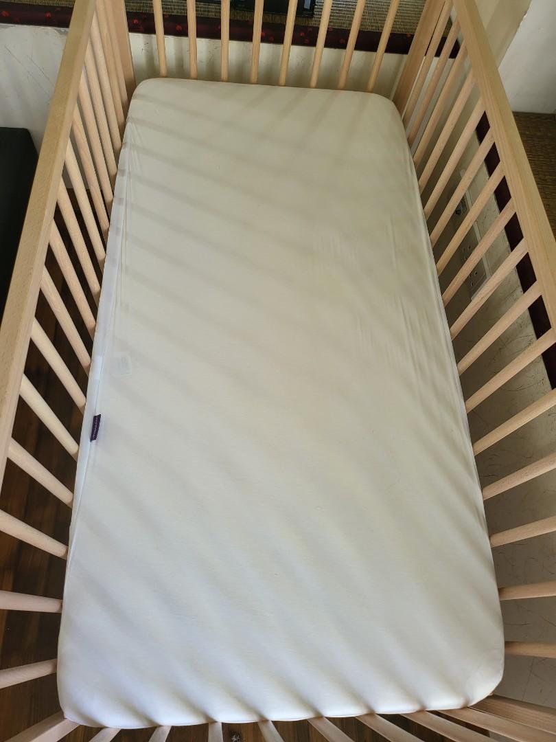 Like new ikea cot with mattress, Babies & Kids, Baby Nursery & Kids
