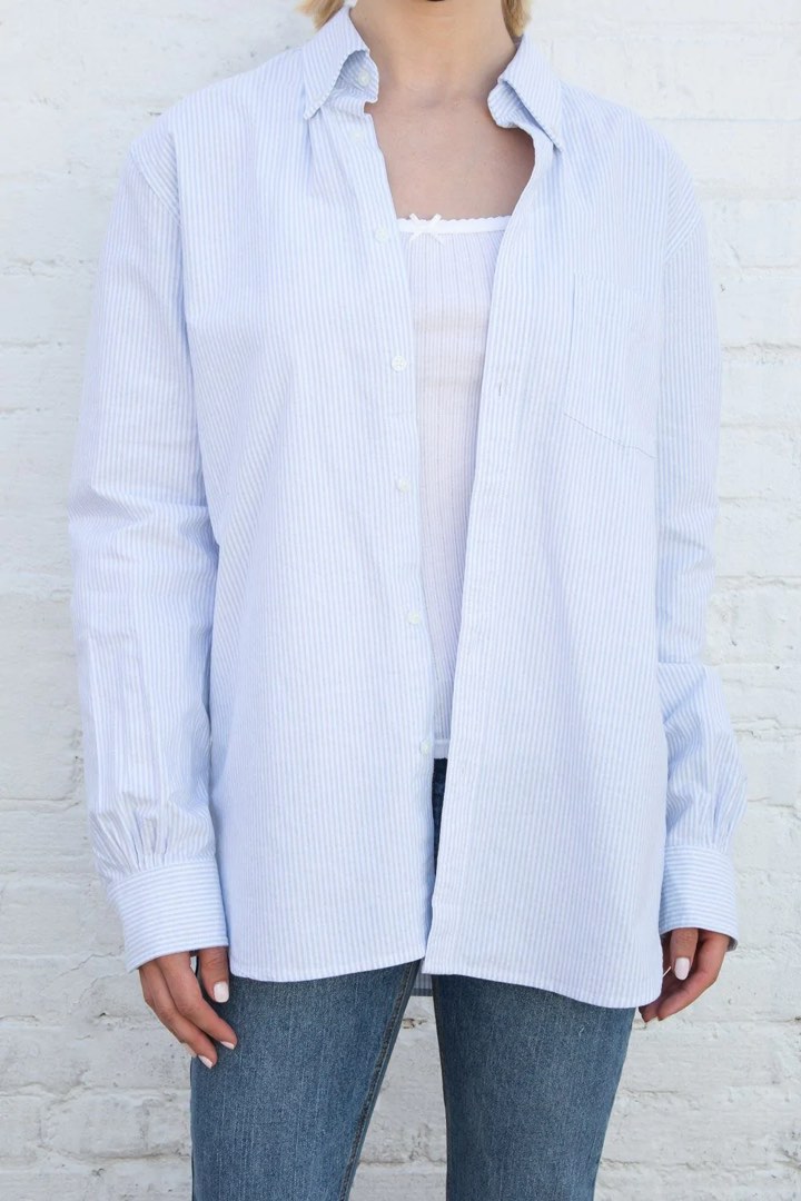 BRANDY MELVILLE stephanie striped top, Women's Fashion, Tops, Shirts on