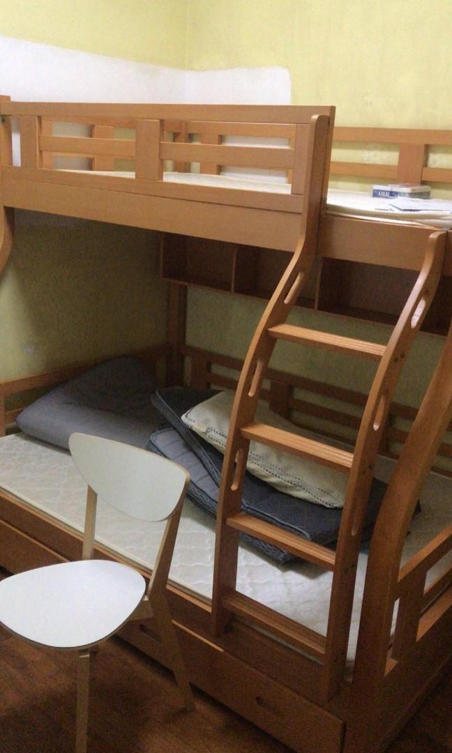 Bunk bed frame only, Furniture & Home Living, Furniture, Bed Frames