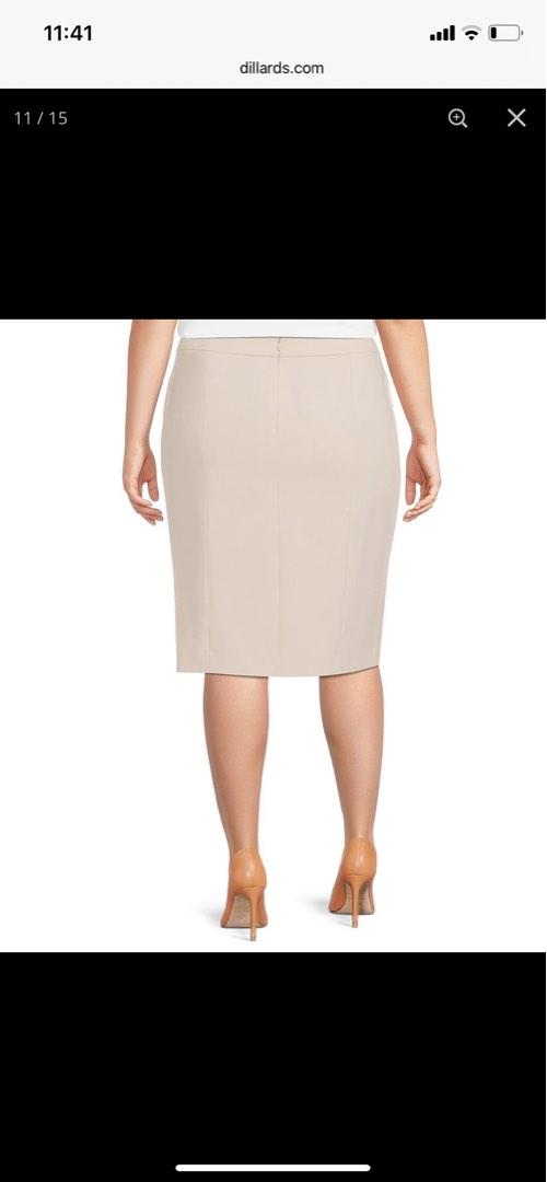 CALVIN KLEIN Plus Size High Rise Pencil Skirt