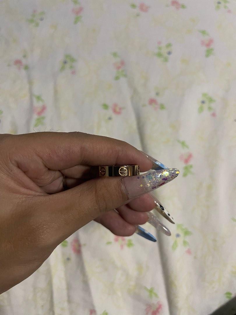 Cartier rose gold nail ring store