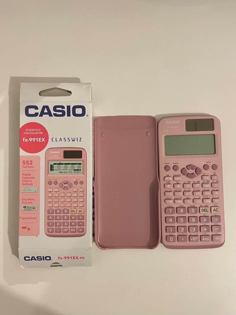 Casio Scientific Calculator FX991EXPK Pink, Hobbies & Toys