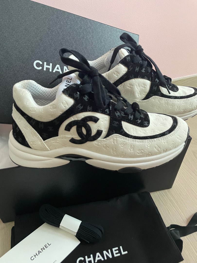 Chanel full logo sneakers Size 36.5