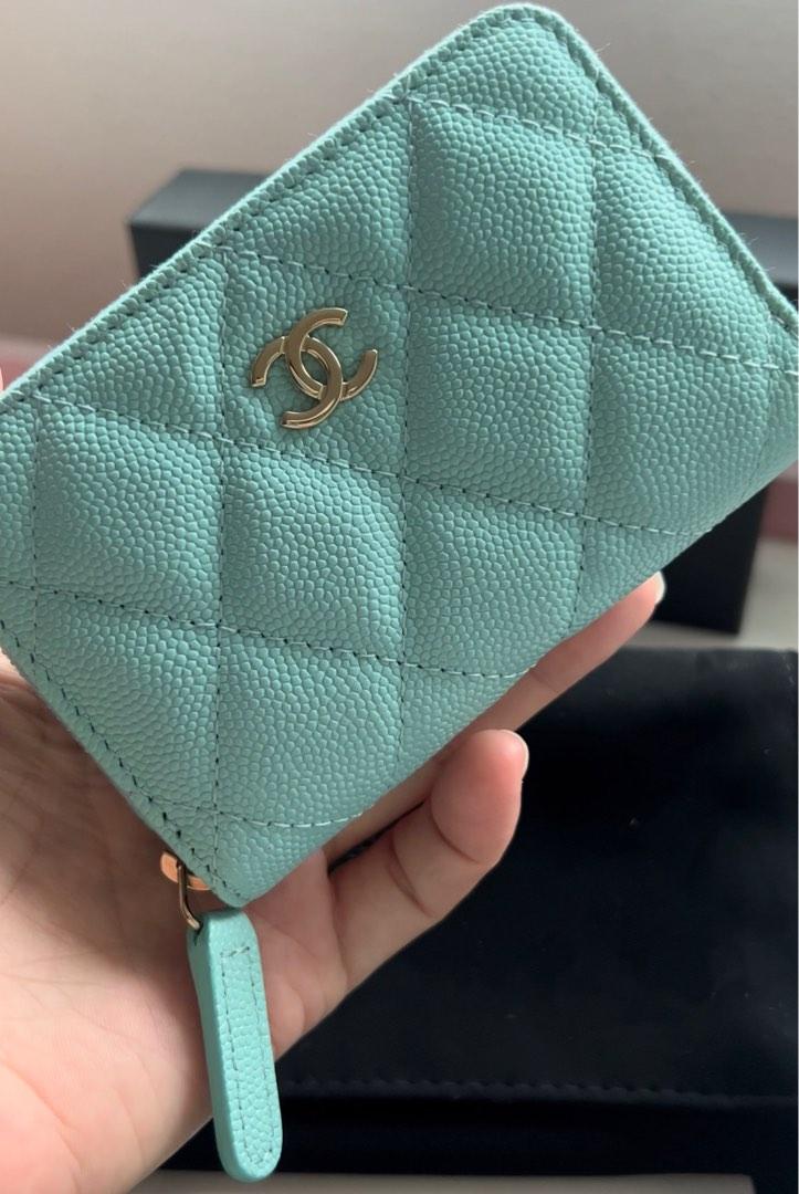 Chanel tiffany best sale blue card holder
