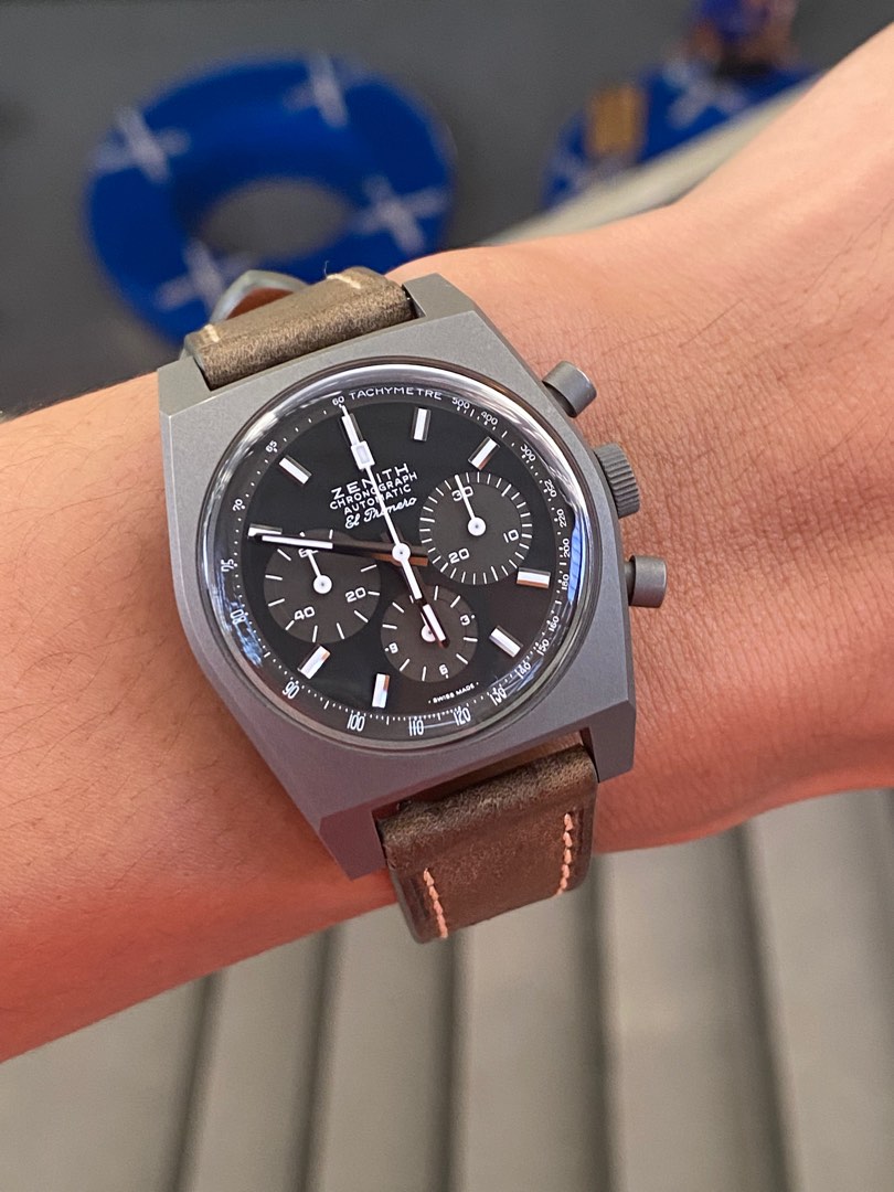 Zenith El Primero Chronomaster Shadow Luxury Watches on Carousell