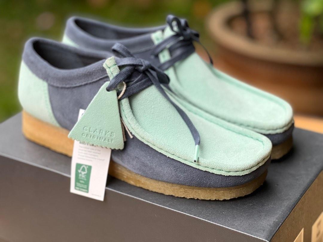 Clarks Wallabee 2CLR Blue Green Men s Fashion Footwear Casual