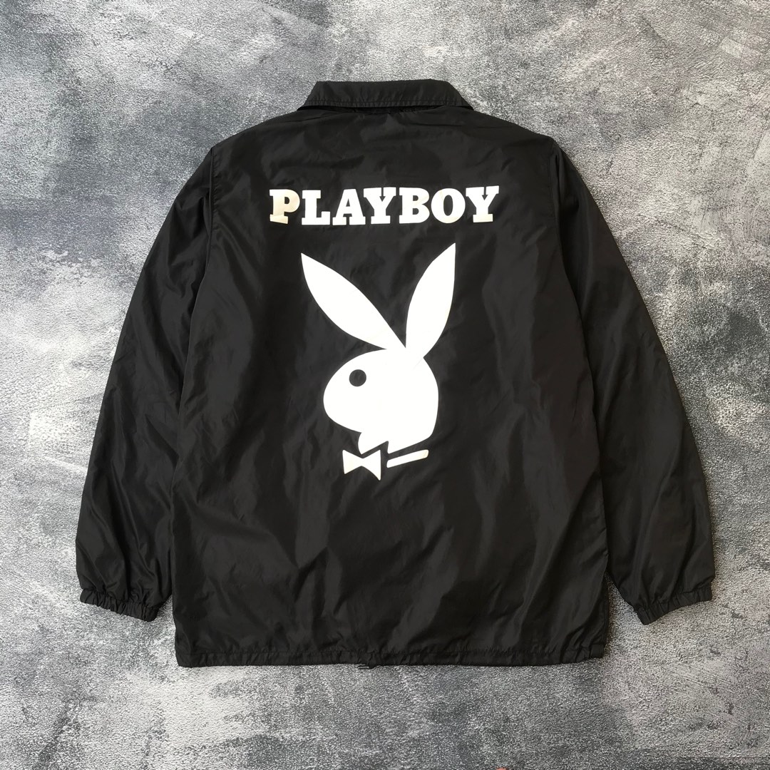 coach jacket PLAYBOY big logo second bekas preloved