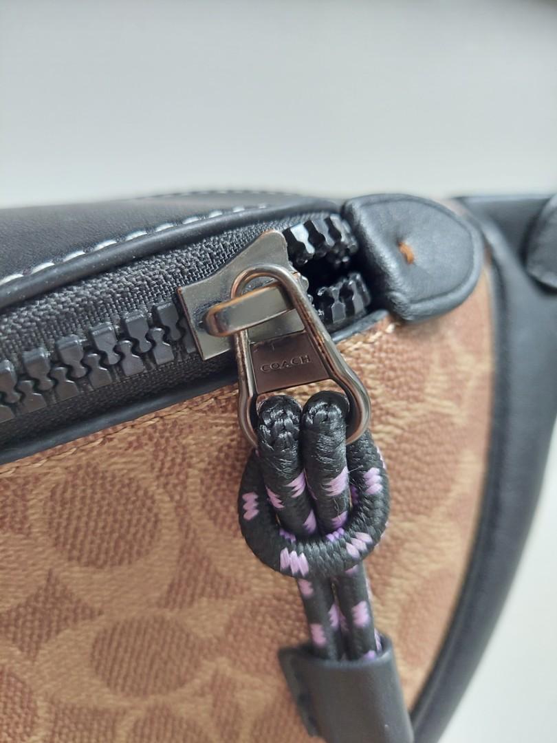 Belt bag in signature canvas with rexy by guang yu new arrivals