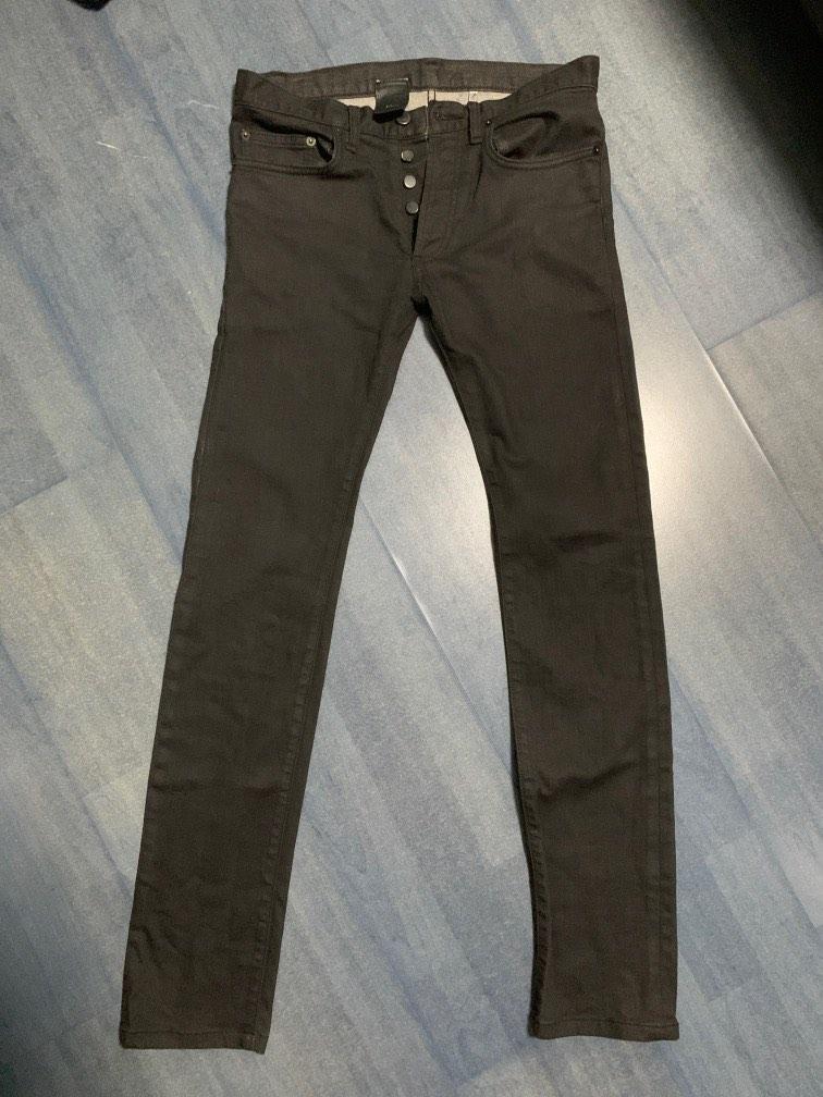 Dior Homme Waxed Black Jeans, Men's Fashion, Bottoms, Jeans on Carousell