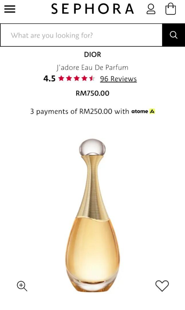 Dior J adore Eau De Parfum EDP Perfume 100ml Beauty Personal