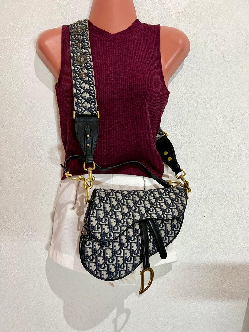 Dior Vintage Saddle Bag, Luxury, Bags & Wallets on Carousell