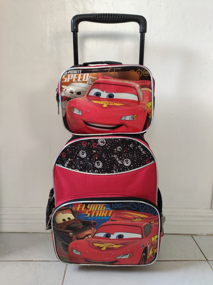 Disney Cars trolley bag, Babies & Kids, Babies & Kids Fashion on Carousell