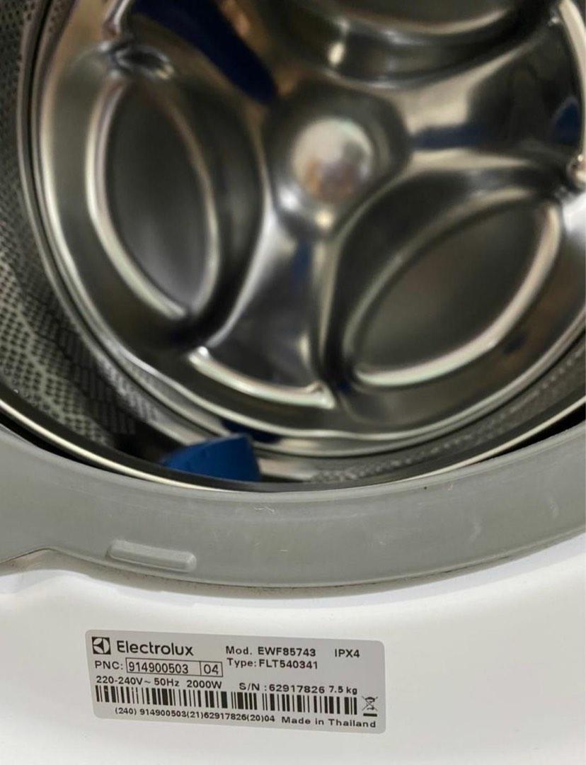 Electrolux Washing Machine 7.5 kg Frontload, TV & Home Appliances