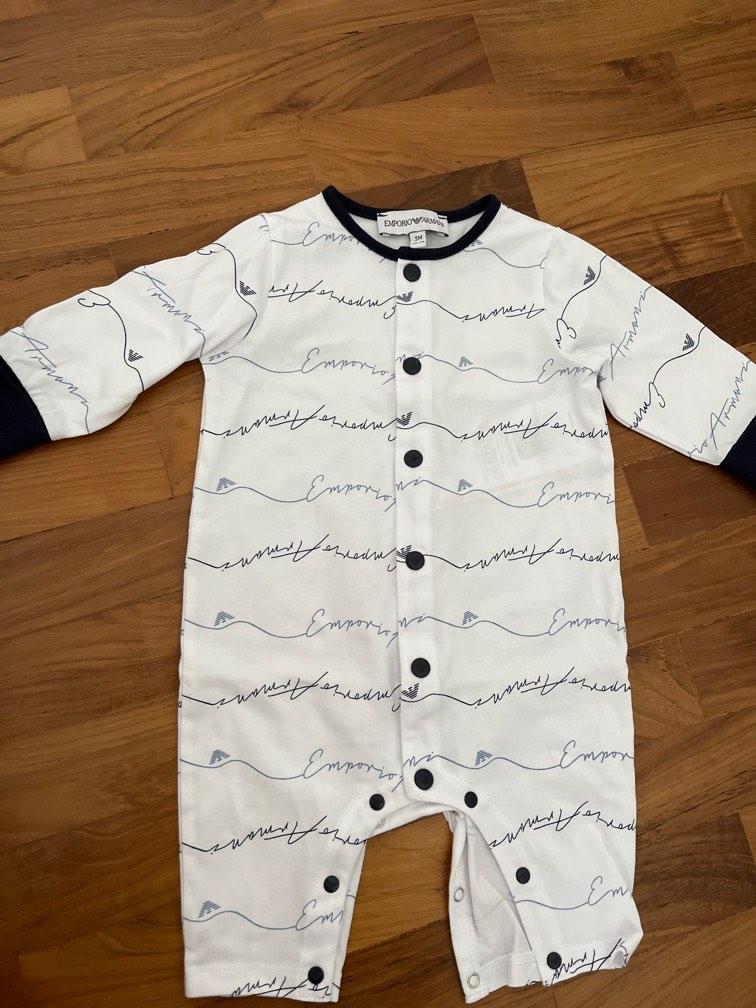 Armani baby onesie new arrivals