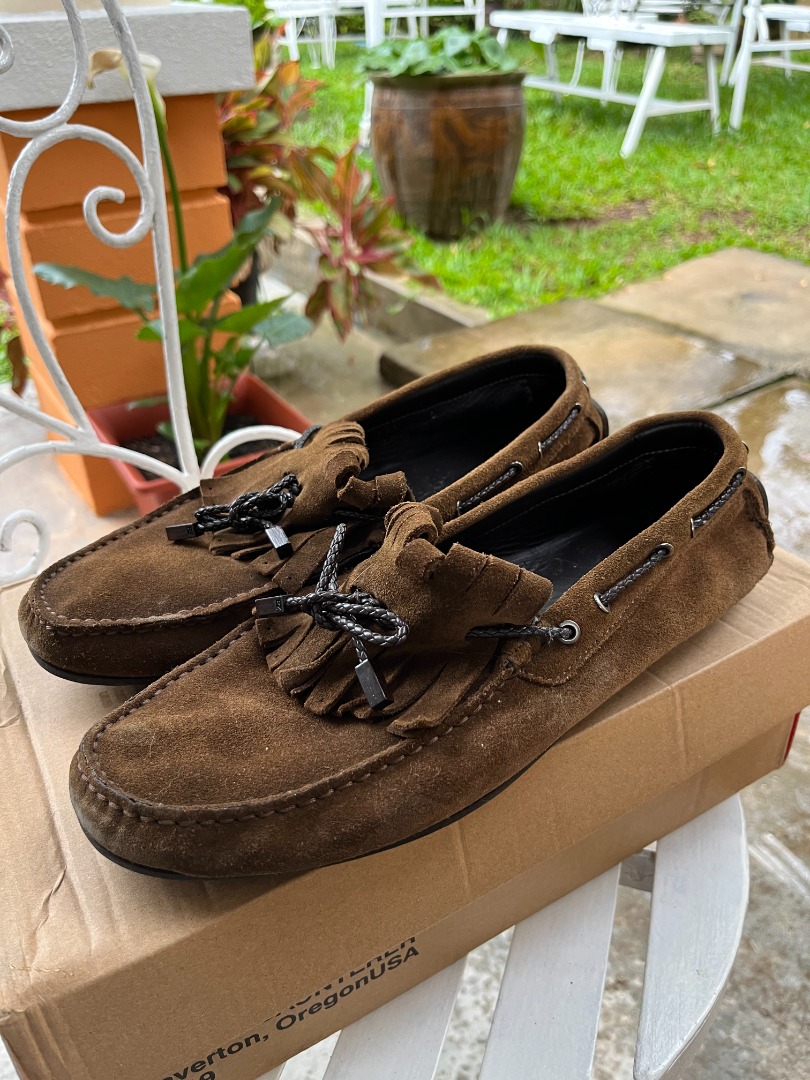 ermenegildo zegna Loafer Boat Shoes Moccasins brown Men s Fashion
