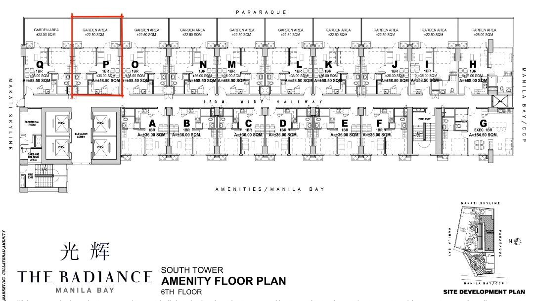 1 BEDROOM GARDEN UNIT FOR SALE AT RADIANCE MANILA BAY NEAR MOA, PASAY
