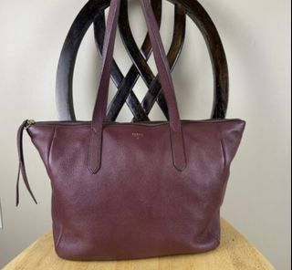 Fossil sydney satchel raisin deals