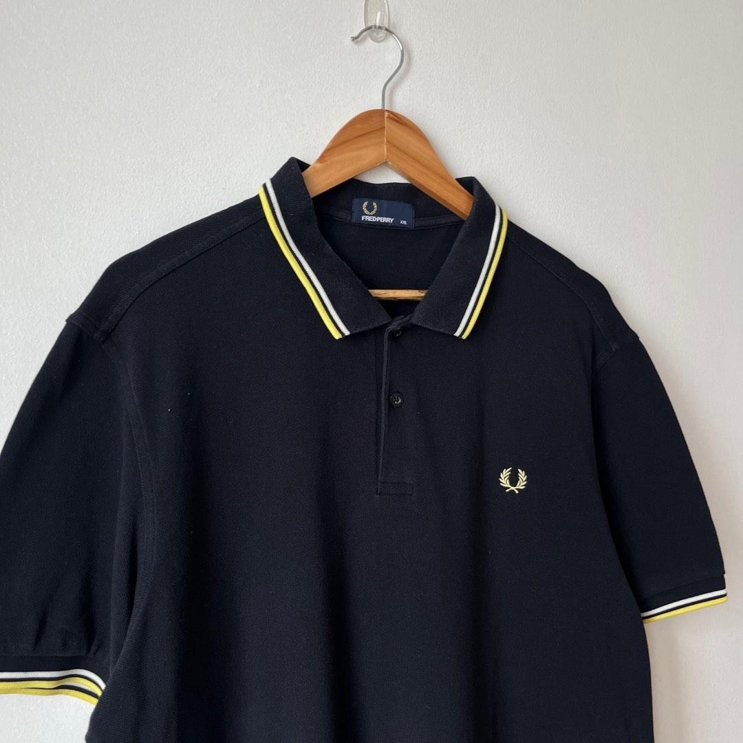 FRED PERRY POLO SHIRT XXL Men s Fashion Tops Sets Tshirts