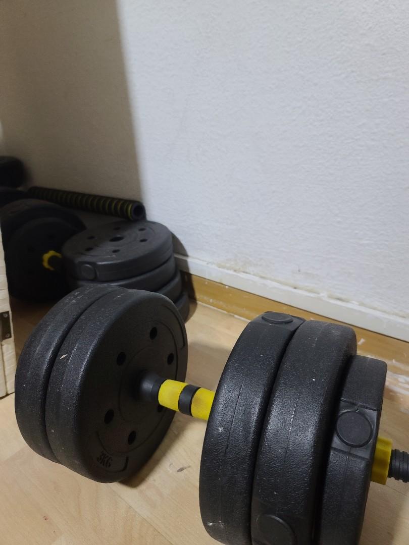 Full Dumbbell Set, Sports Equipment, Exercise & Fitness, Weights