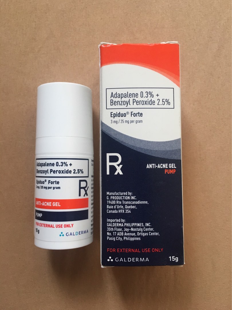 Galderma Epiduo Forte antiacne gel, Beauty & Personal Care, Face, Face