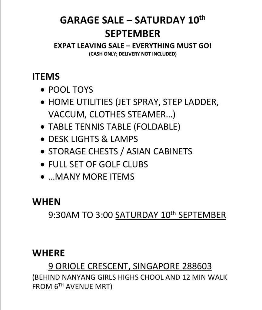 Garage Sale Everything Must Go! Crazy Prices!!, Furniture & Home Living