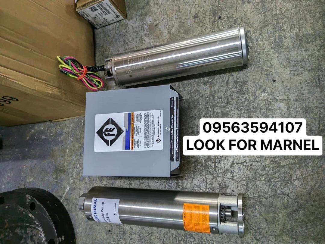 GOULDS SUMBERSIBLE PUMP WITH FRANKLIN MOTOR AND CONTROL BOX, Commercial ...