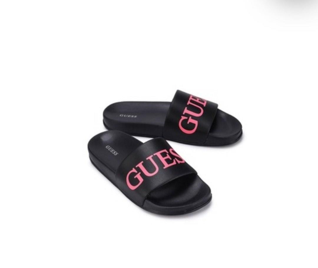 GUESS SANDALS, Men's Fashion, Footwear, Flipflops and Slides on Carousell