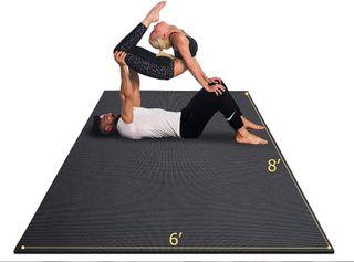 GXMMAT Extra Large Yoga Workout Mat 6'x8'x7mm