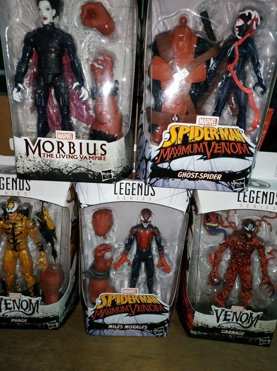 Hasbro marvel legends venompool wave complete set of 5 collectible ...