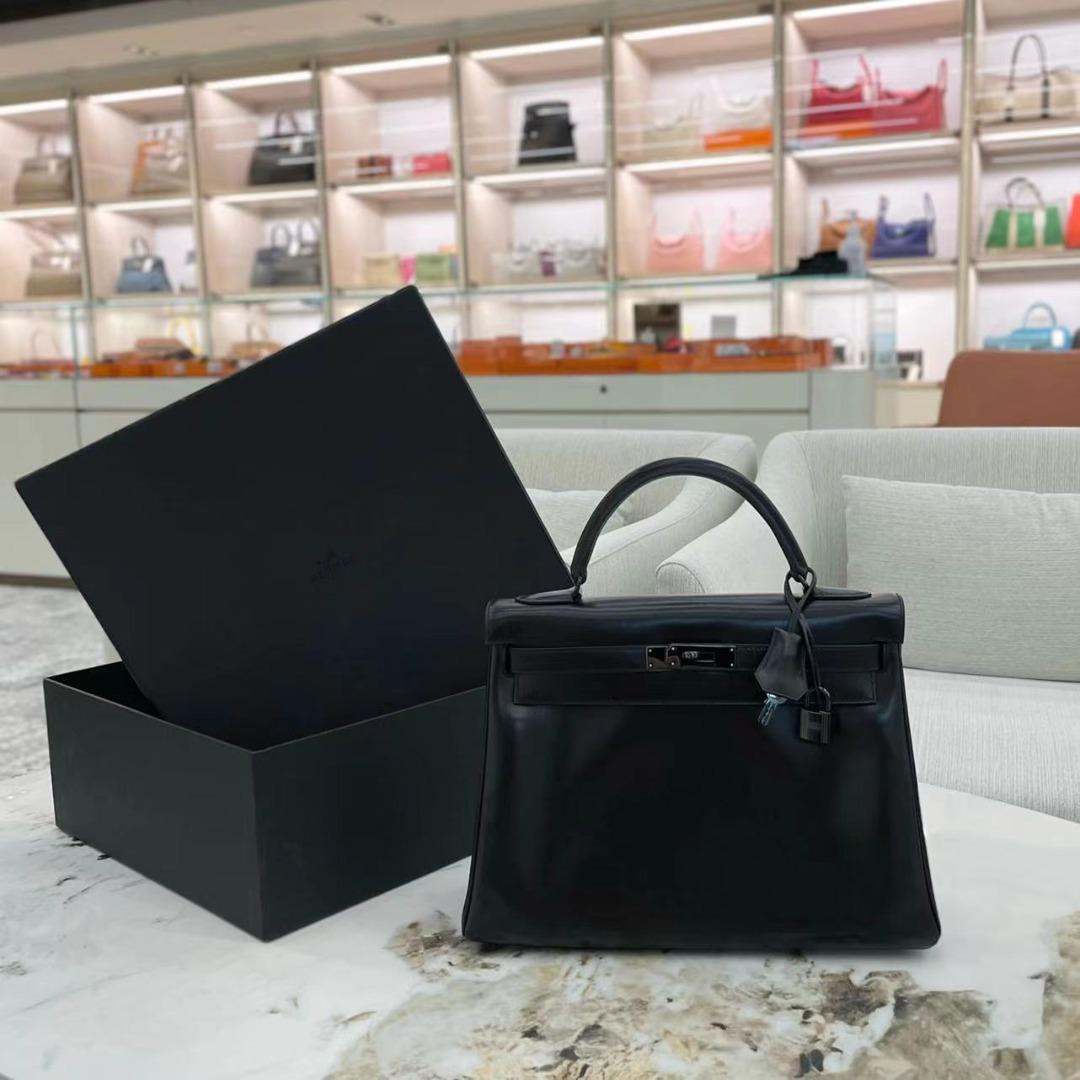 Hermes kelly so black 32 clearance