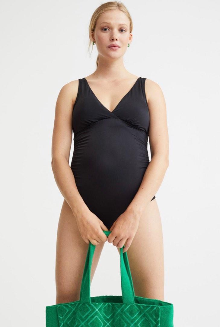 H M maternity swimsuit black size M