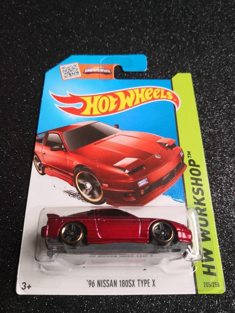 Hot Wheels 96 Nissan 180SX Type X Maroon First Edition Hobbies