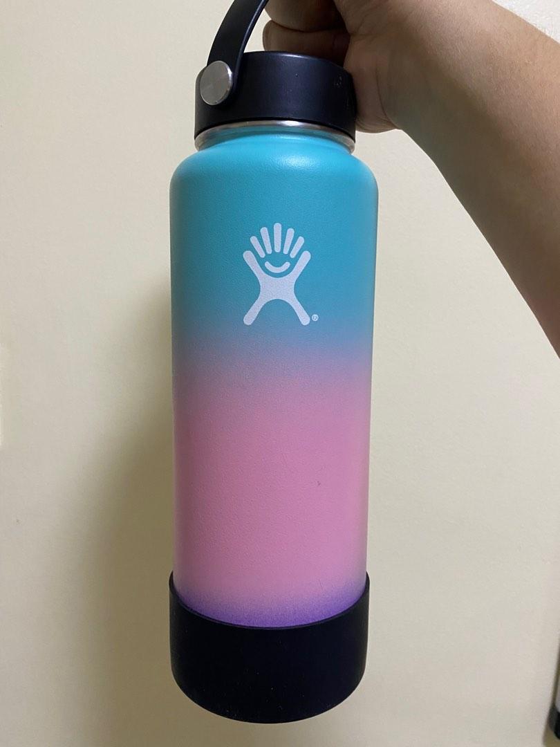 Hydroflask 40 oz with boot tricolor purple pink blue Furniture