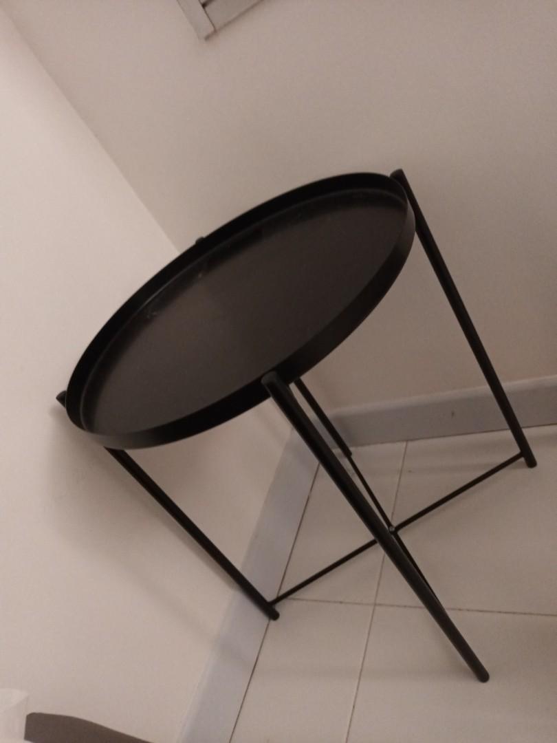 Ikea Gladom Metal Side Table, Furniture & Home Living, Furniture