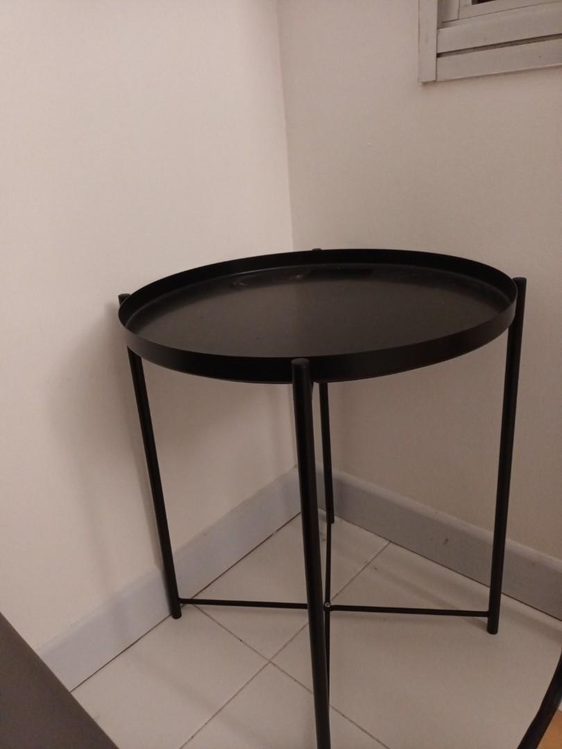 Ikea Gladom Metal Side Table, Furniture & Home Living, Furniture