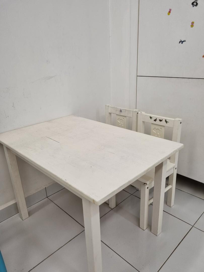 IKEA Kritter kid's table and chairs, Babies & Kids, Baby Nursery & Kids