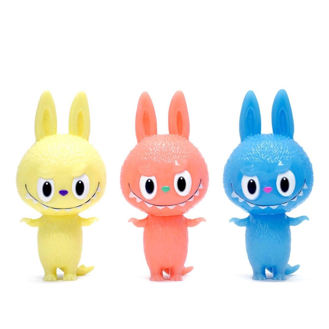 [In Stock] How2Work Labubu Mini Zimomo Norm/Axis/Cone GID by Kasing Lung  (set of 3) Glow-In-Dark